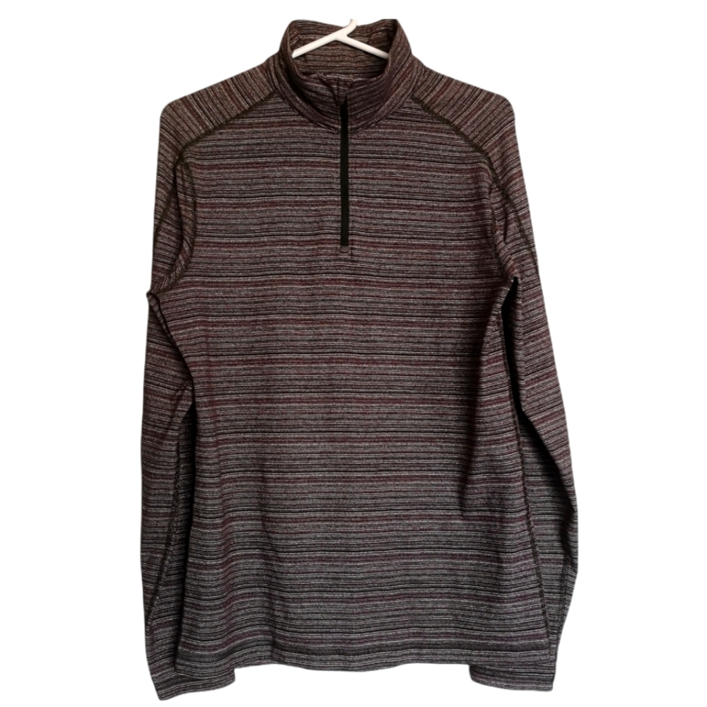Lululemon Men's Long Sleeve Half Zip Training Shirt